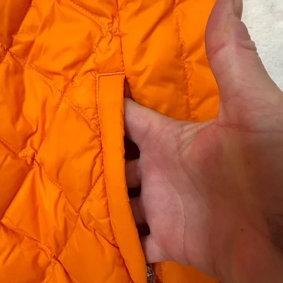 Tory Burch  Sport Vibrant Orange Quilted Vest - Picture 3 of 4